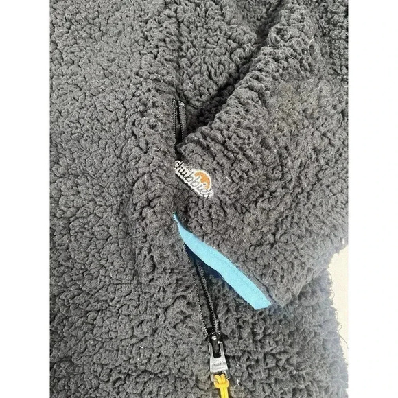 Night Night High-Pile Quarter-Zip Pull Over, Black, M - Chubbies Golf - Picture 2 of 6